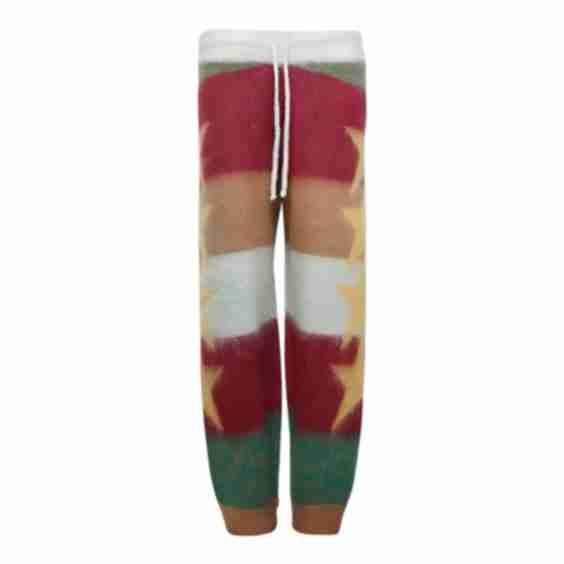 Knitted Star Jogger Pants