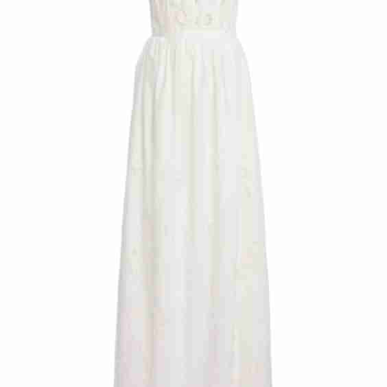 Broderie Anglaise Cotton Maxi Dress