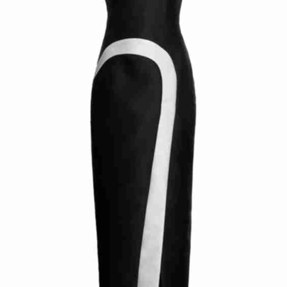 Crepe Duchesse Strapless Midi Dress