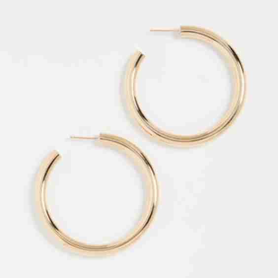 Lou Medium Hoop Earrings