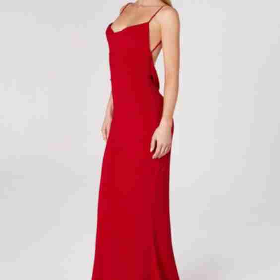 Bette Lace Back Draped Maxi Dress