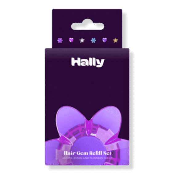 Gem Pen Hair Hearts, Stars, and Flowers Refill Set