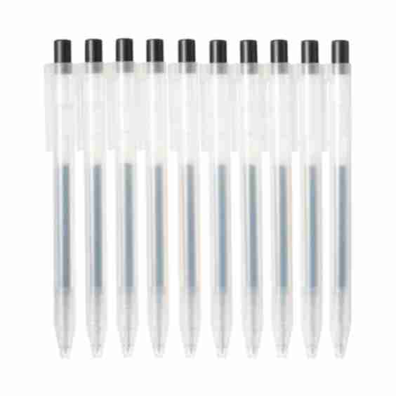 Smooth Retractable Ballpoint Gel Pens - Pack Of 10