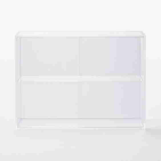 Acrylic Storage Case With Sliding Doors