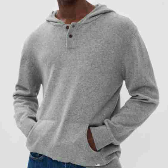Hayes Hooded Henley Sweater