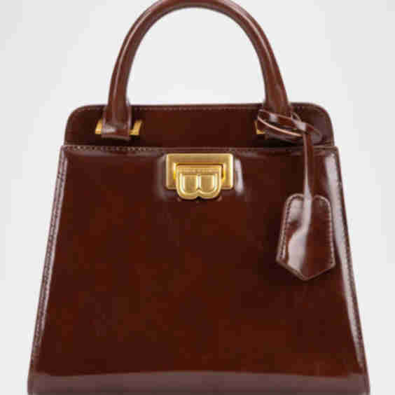 Jasmine Cowhide Leather Shoulder Bag