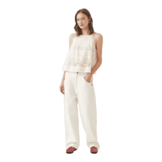 Openwork Sleeveless Top