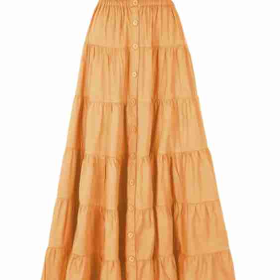 Karo Maxi Skirt