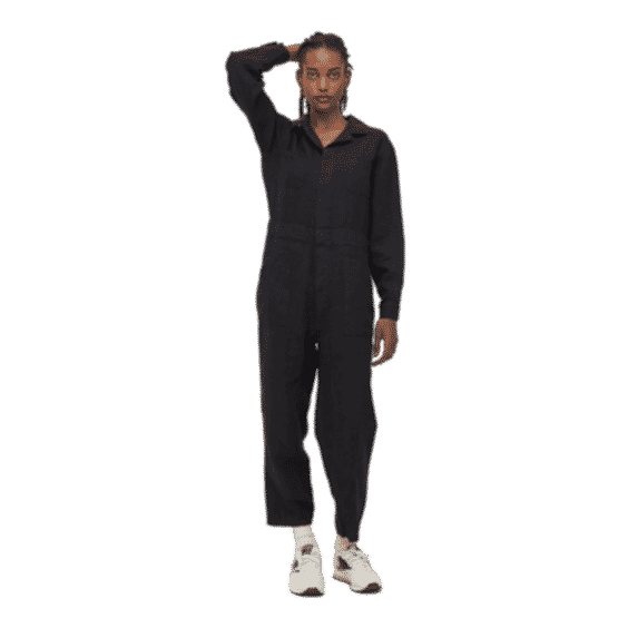 Linen Long Sleeve Jumpsuit