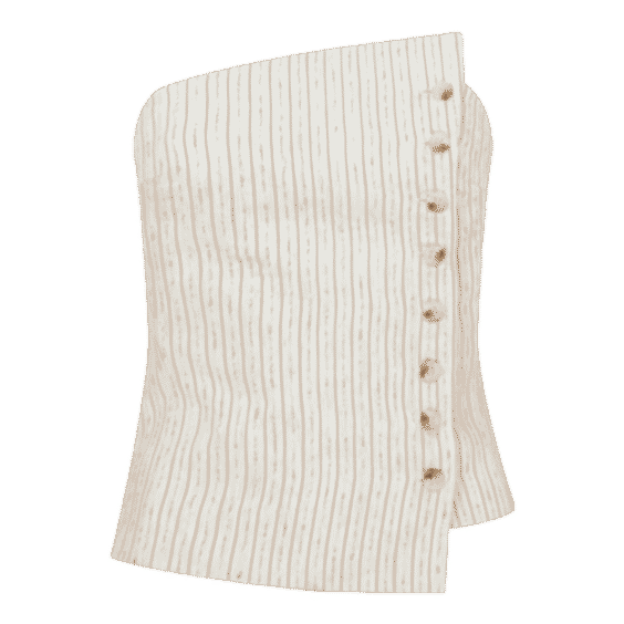 Odyle Striped Linen Bustier 