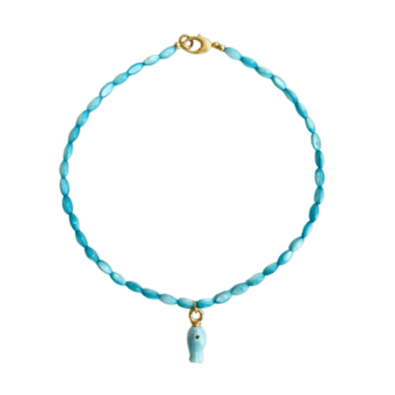 Beaded Fish Necklace