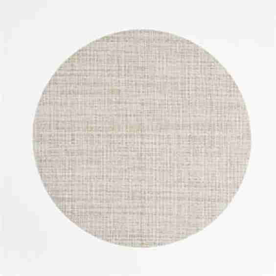 Round Crepe Easy Clean Vinyl Placemat