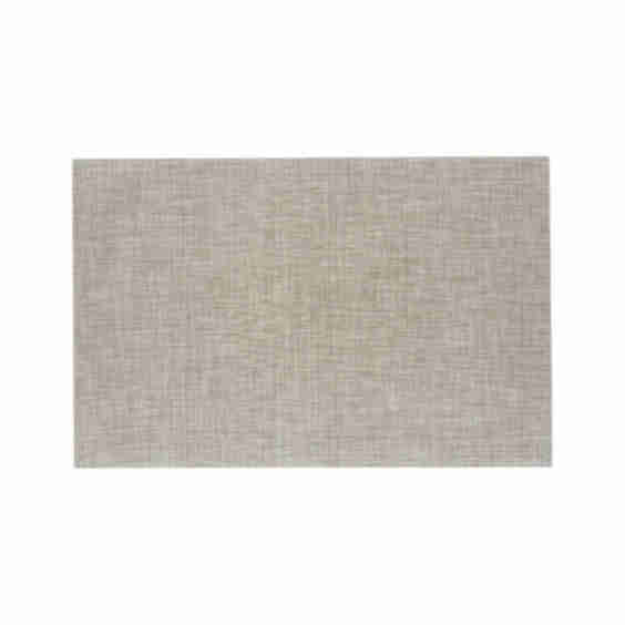 Basketweave Oyster Woven Indoor/Outdoor Floormat