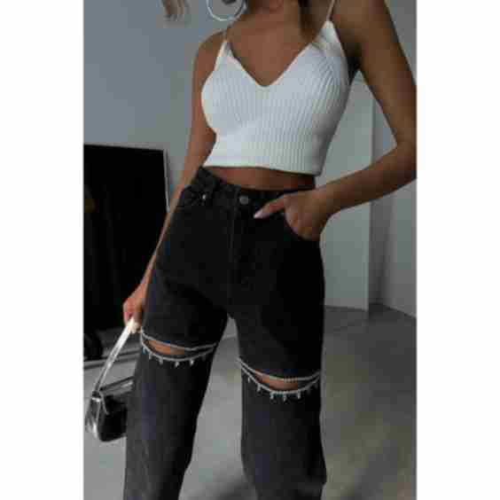 Crystal Cut Jeans