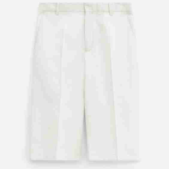 Straight Cotton Linen Shorts