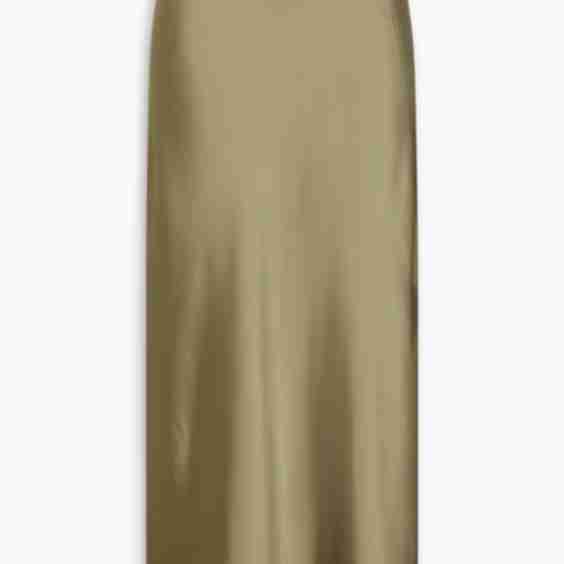 Satin Midi Skirt