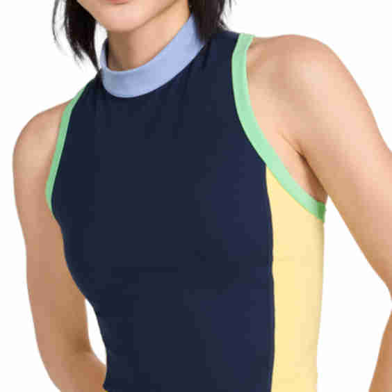 Power Zip Back Workout Tank Top