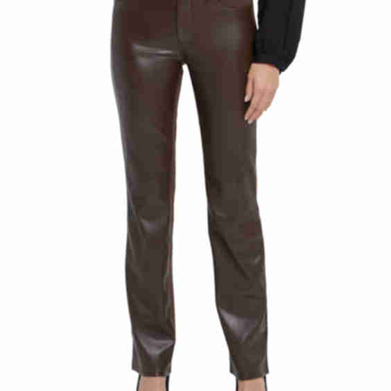 Marilyn Faux Leather Straight Pants