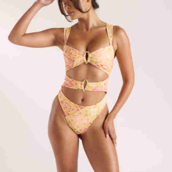 Celestial Cut Out Swimsuit