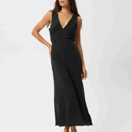 Seersucker Maxi Dress