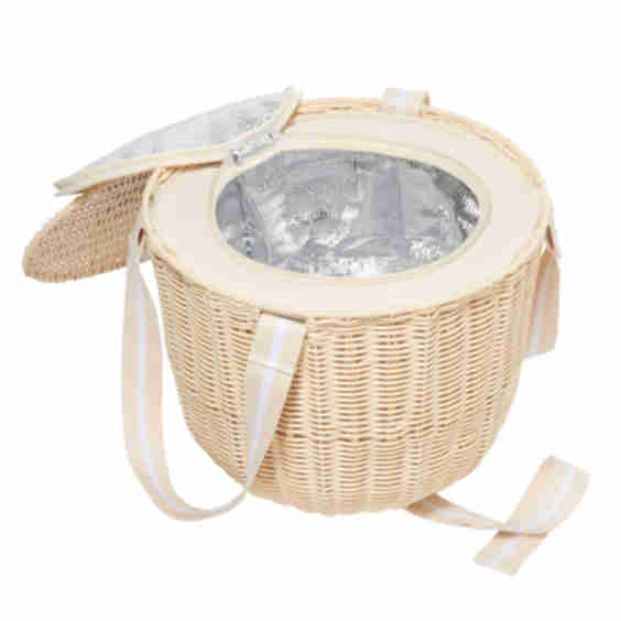 Round Picnic Cooler Basket