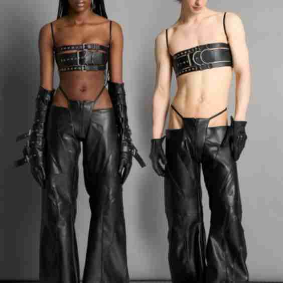 Oversize Thong Pants