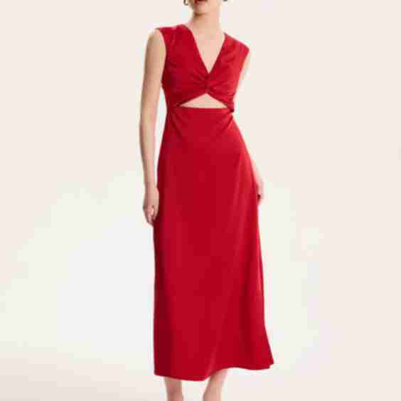 Marin Twist Satin Dress