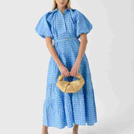 Collared Smocked Dress