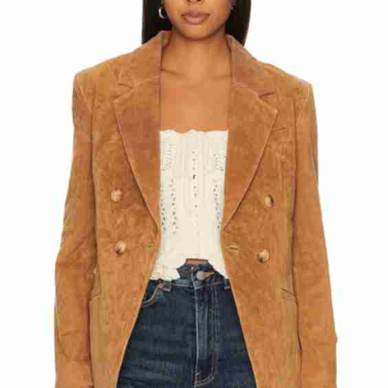 Suede Blazer