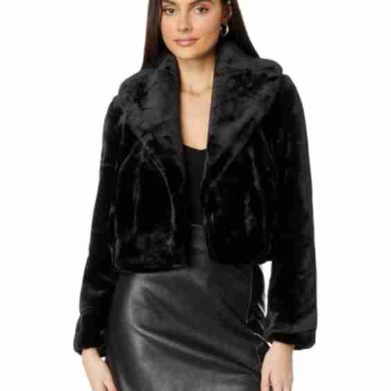 Faux Fur Cropped Jacket
