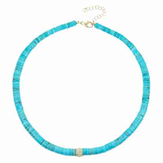 Turquoise Beaded Necklace