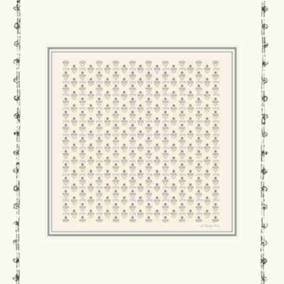 1991 Cornflower Silk Wild Rag
