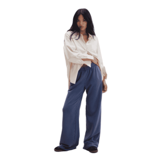 Women's Vintage Recycled Fleece Wide Leg Pant