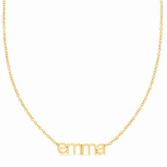 Petite Nameplate Necklace
