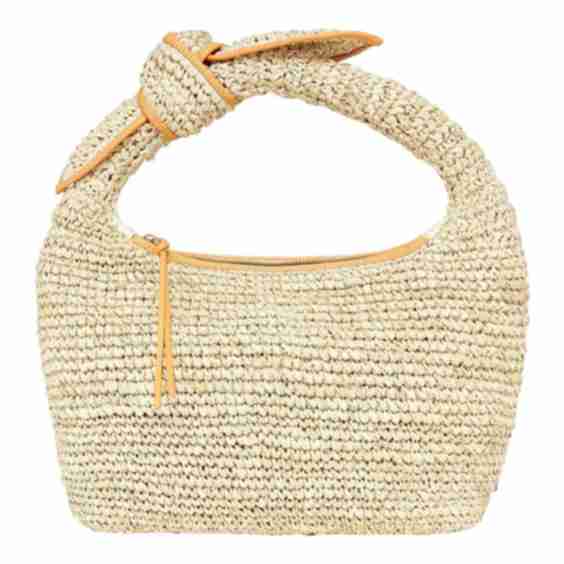 Josie Raffia Top Handle Bag