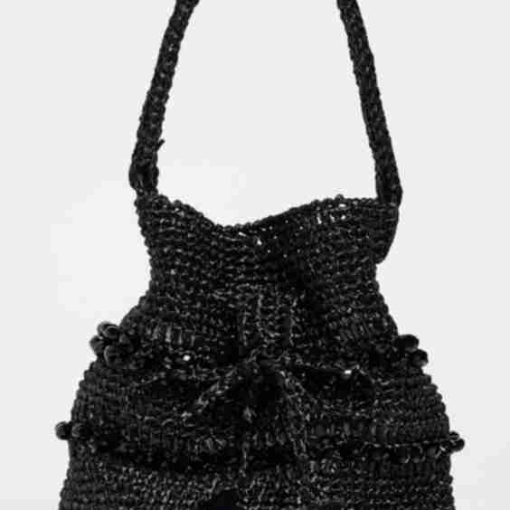 Crystal Bucket Bag