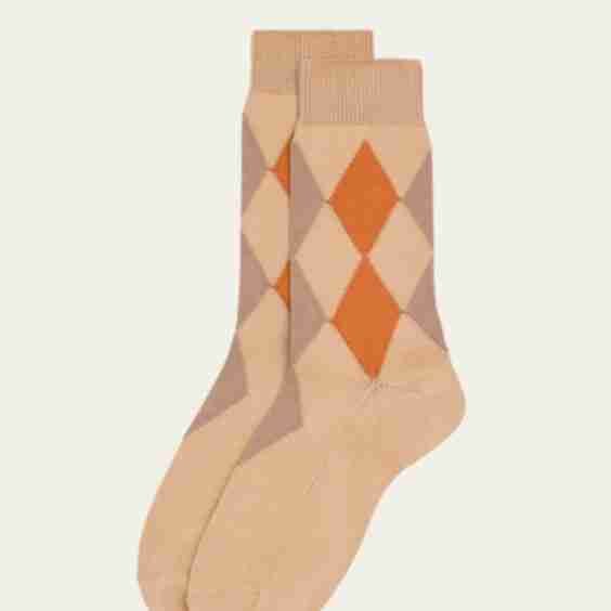 Argyle Mid-Calf Socks