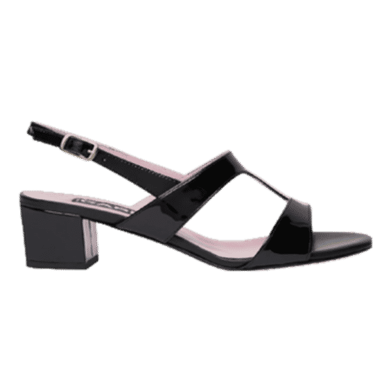 Romy Patent Leather Slingback Sandals