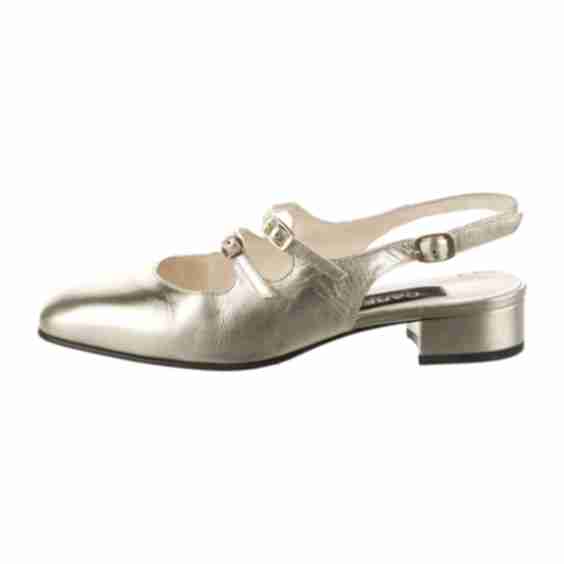 Leather Slingback Pumps