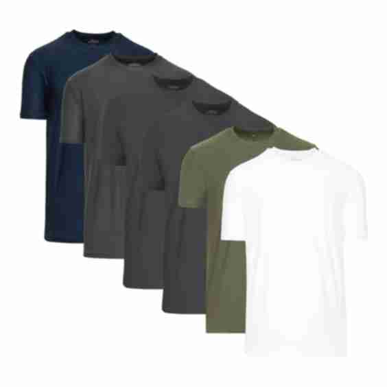 Active Crew Neck 6-Pack Top
