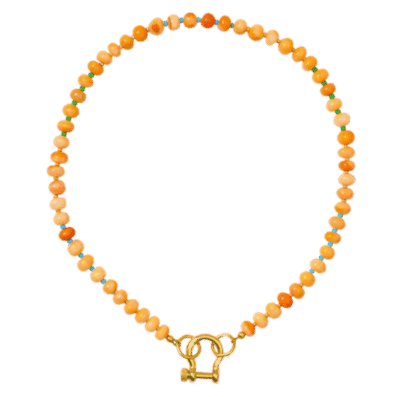 Spicy Dan x Parke Orange Necklace