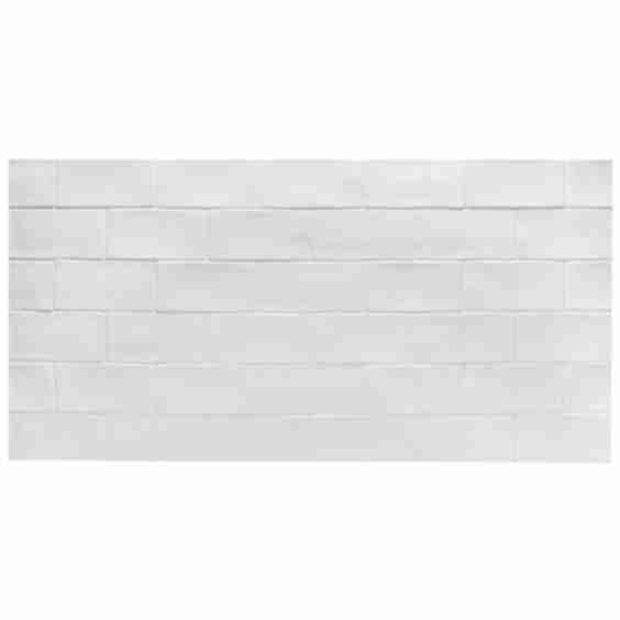 Lancaster Bianco White 3 X 6 Polished Ceramic Wall Tile