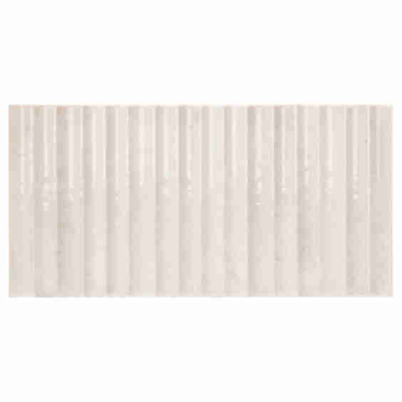 Curve Fluted 6x12 3D Glossy Ceramic Tile