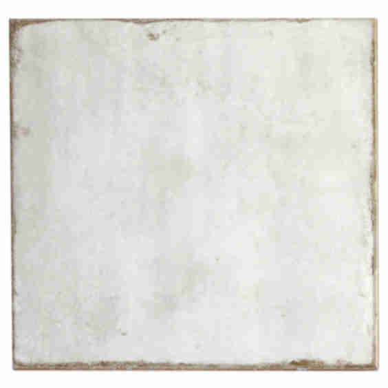 Angela Harris Dunmore 8x8 Polished White Ceramic Wall Tile