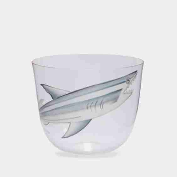 High Seas Hand-Painted Crystal Tumbler