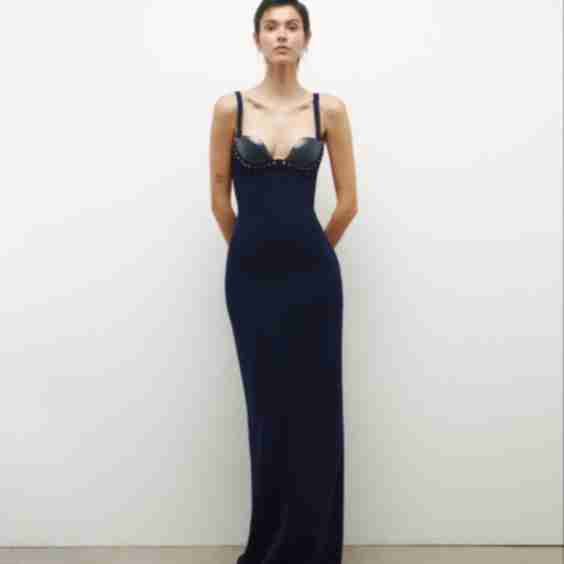 Ceramic Wide Neckline Dress