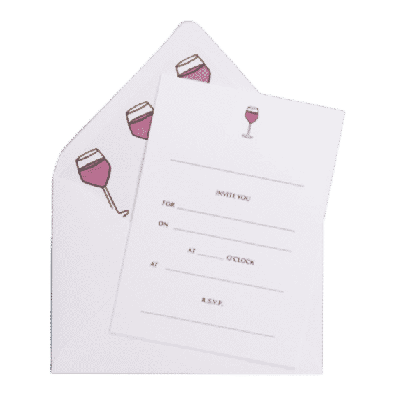 Wine-O-Clock Invitations