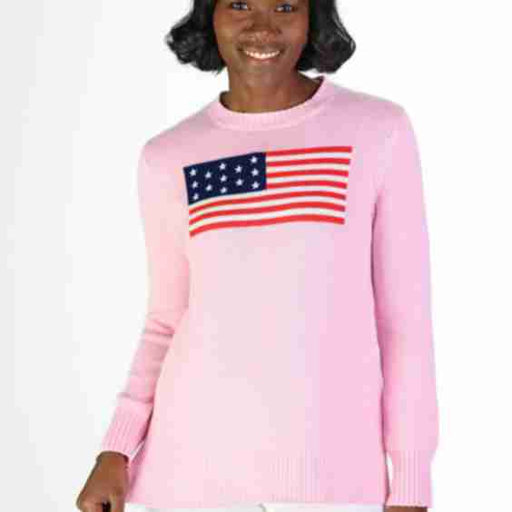 Casual Crew Flag Sweater