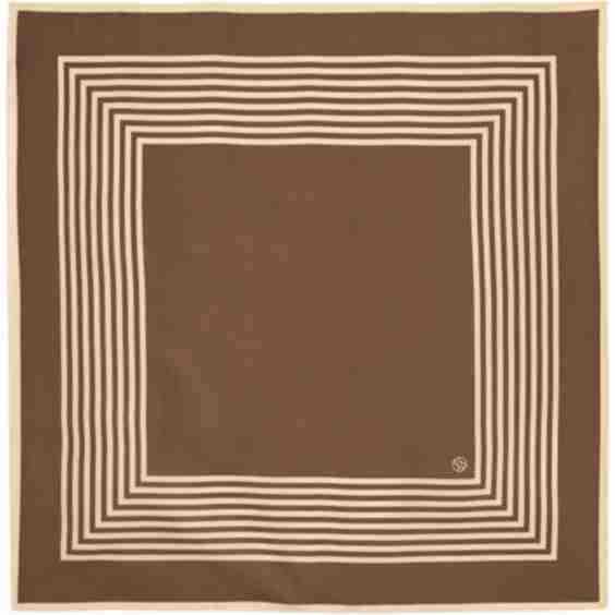 Striped Silk Scarf