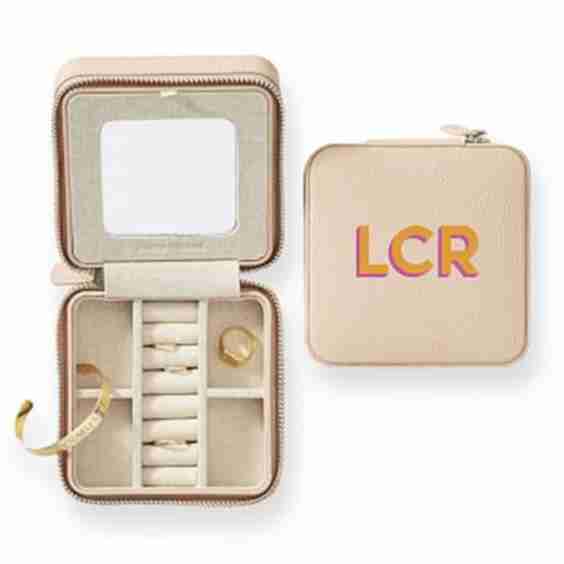 Small Travel Jewelry Case, Printed